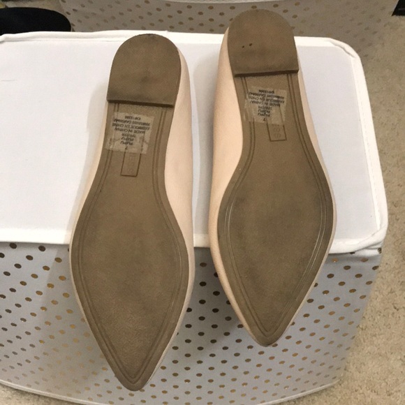 Nude blush pointed flats Size 7 - Picture 3 of 8